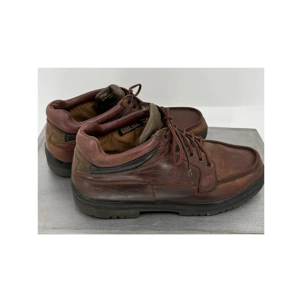 Timberland 37042 GORE-TEX Moc Toe Chukka Boots Brown 11.5W Waterproof Gorpcore